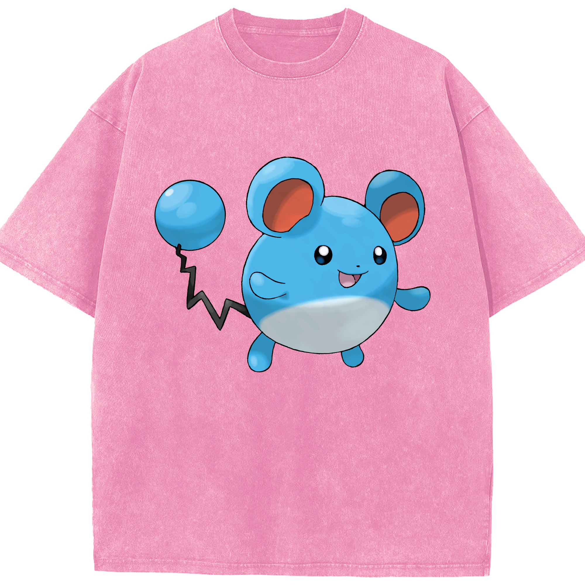 （画像用） ポケットモンスター Pokémon 綿100% ヴィンテージ風 半袖Tシャツ（フロントプリント）